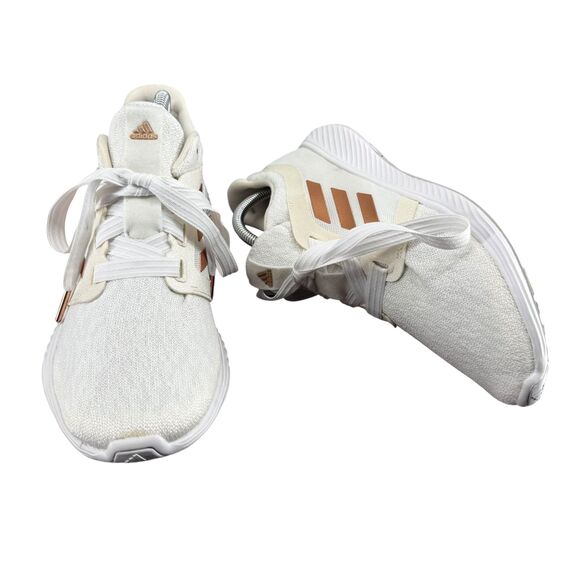 Adidas Edge Lux 3 Women’s 9.5 Running Shoes Crystal White Copper Metallic EF7035 - Picture 3 of 11